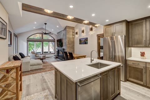 Condo, 2 Bedrooms | Private kitchen | Coffee/tea maker, fridge, oven