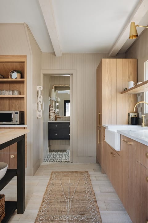 Rich and stylish, the spacious kitchen is inviting and warm - as is every room!