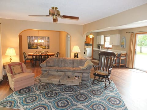 LIVING ROOM:  Another view of the cozy living room.