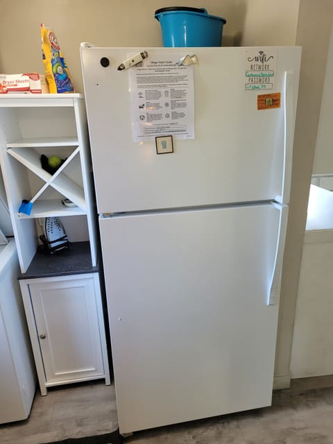 KITCHEN:  The kitchen refrigerator.