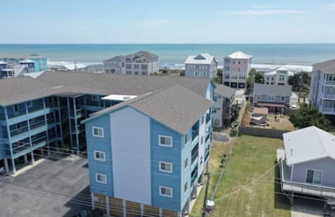 View from above. Bikini Bottom is building shown, top floor.