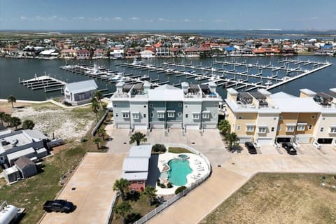 Aerial View of Community and Nearby Marina