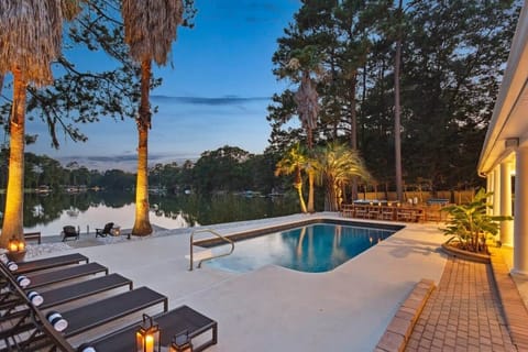 Private Outdoor Area | Pool | Lake Access | Sun Loungers | First Floor