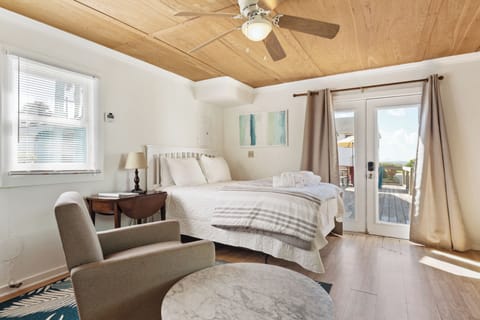 Ocean View Studio Retreat | Bright, Cozy and Steps to the Sand! 