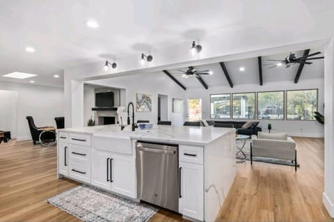 Oversized counter space