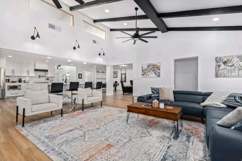Open space living room