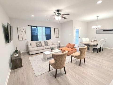 Living Room - Elegant Living Room with a Beautiful Flow to the Dining Area