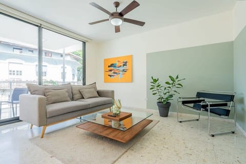 Bright modern living room
