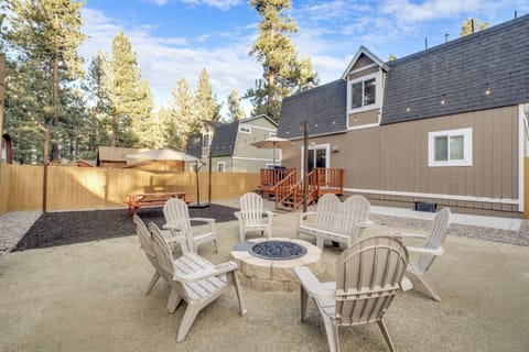 Create memorable moments by the gas firepit, the perfect spot for cozy gatherings.