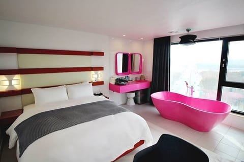 Suite | Individually decorated, individually furnished, blackout drapes