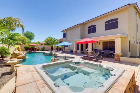 Goodyear Vacation Rental | 5BR | 3BA | 3,500 Sq Ft | 1 Small Step to Enter