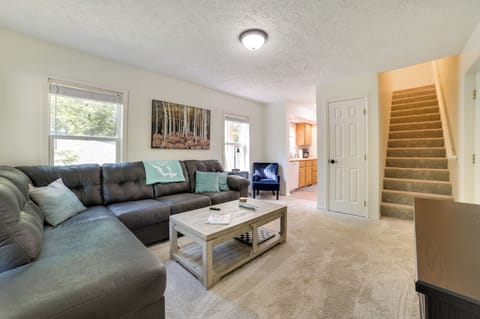 Walloon Lake Vacation Rental | 4BR | 2BA | 1,700 Sq Ft | Stairs to Access