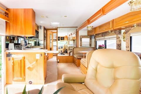 Inside RV Living area