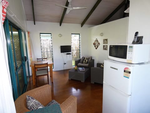 Bungalow | Living area | TV, DVD player, toys, books