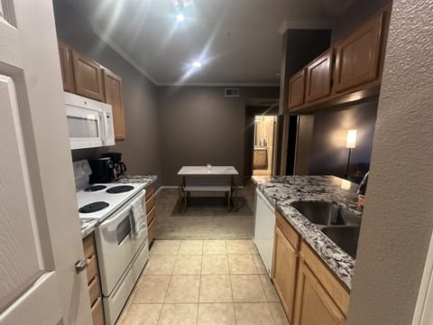Kitchen and dining area.