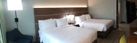 Standard Room, 2 Queen Beds | In-room safe, desk, laptop workspace, blackout drapes