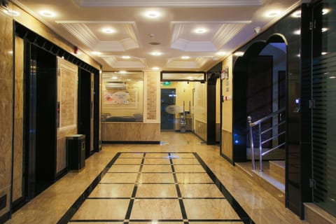 Interior entrance