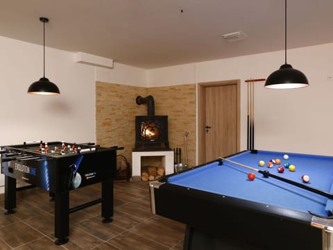 Property, Billiard Table, Table, Billiard Room, Wood, Interior Design, Billiards, Sports Equipment