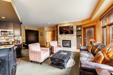 Living Area with Sleeper Sofa & Murphy Bed Folded Up