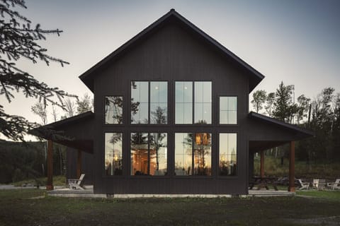 Back view of house