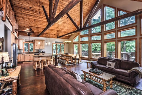 Large open concept space makes entertaining a breeze.
