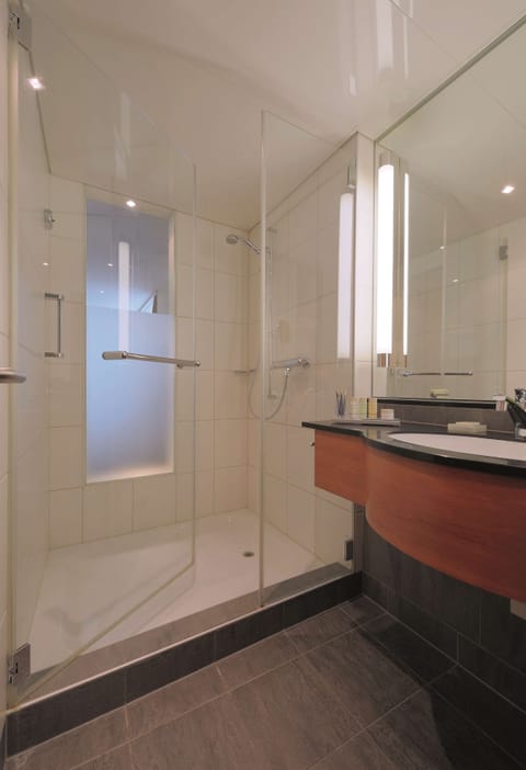 Free toiletries, hair dryer, towels