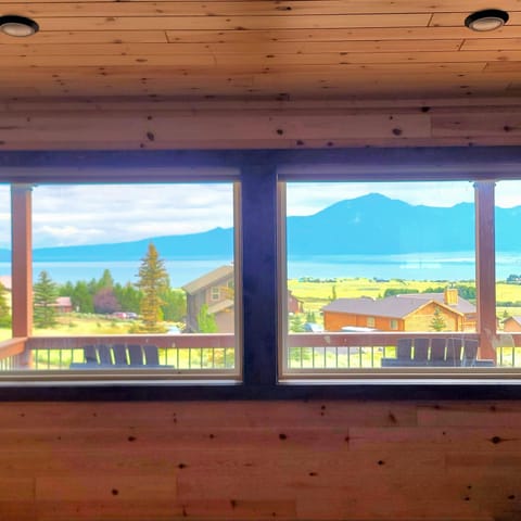 View of Henry's Lake from the family room.
