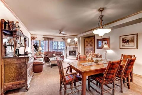 Enjoy your meals around the dining table with comfortable seating for everyone