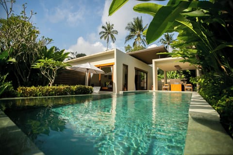 Luxury Villa, Private Pool | Living area | 42-inch flat-screen TV with digital channels, TV