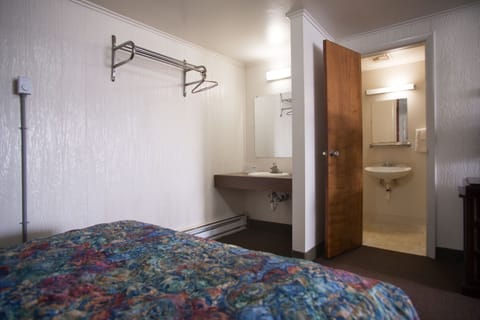 Room, 2 Queen Beds | Bathroom | Hair dryer, towels