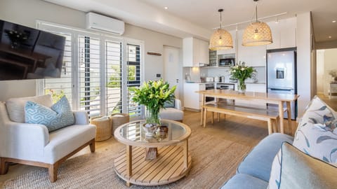 Two Bed Sea Terrace Family Pool 106 | Living area | 42-inch Smart TV with satellite channels