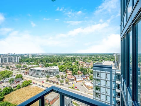 Private Balcony With Panoramic Views Of The City And Surrounding Greenery