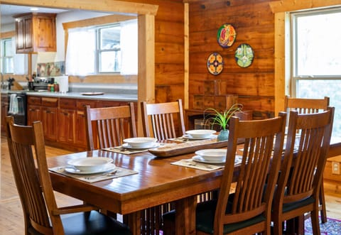 The Dining Table has Seating for 6 - Cook a Great Meal and Gather Around