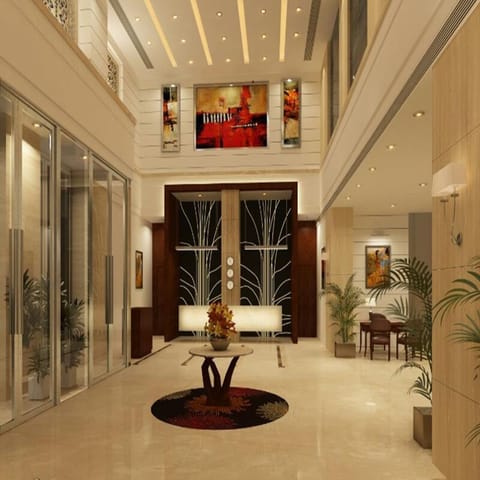 Interior entrance