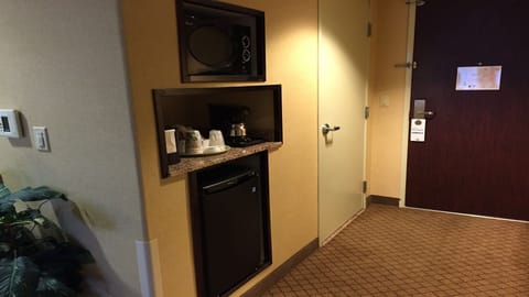 In-room safe, desk, iron/ironing board, free cribs/infant beds