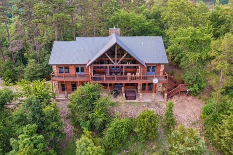 Cabin Exterior | Private Hot Tub | Outdoor Dining Areas | Grills