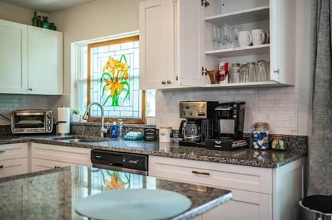 Creamers. Coffee. Tea. Sweeteners. Dishes. Pots n Pans. Utensils