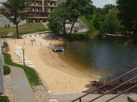 Private beach
