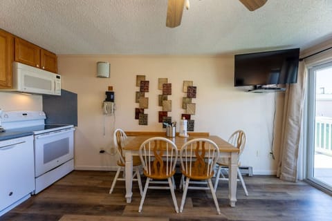 Flat screen TV in living area