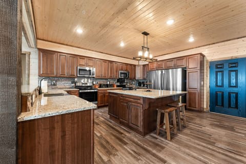 Large kitchen with two of everything