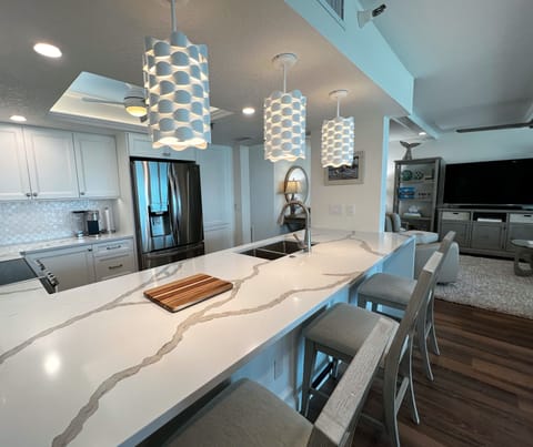 View of the updated kitchen with access to the living room and d - View of the updated kitchen with access to the living room and dining room