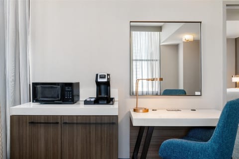 Hypo-allergenic bedding, desk, iron/ironing board