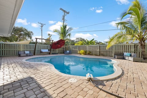 Large private pool