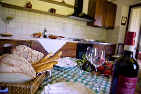 Apartment | Private kitchen | Full-size fridge, microwave, oven, stovetop