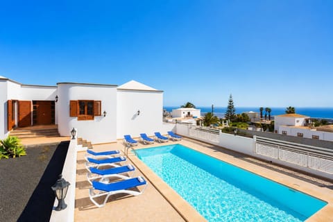 Beautiful villa with private pool, terrace, and garden with sea views