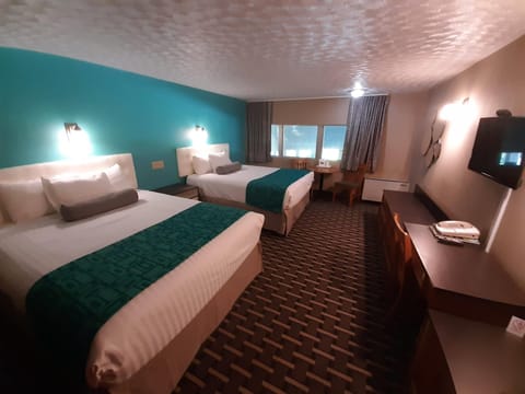 Room, 2 Queen Beds, Non Smoking, Pool View (Stair Access Only) | Desk, iron/ironing board, cribs/infant beds, free WiFi