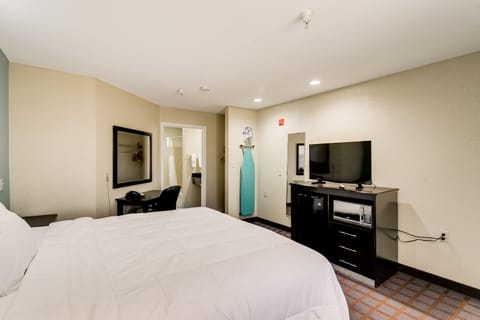 Room, 1 King Bed, Smoking | Desk, laptop workspace, iron/ironing board, free WiFi