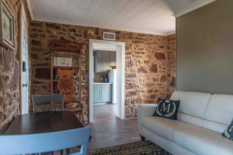 House, Multiple Beds, Patio (524 Austin St- Combo) | Living area | Fireplace