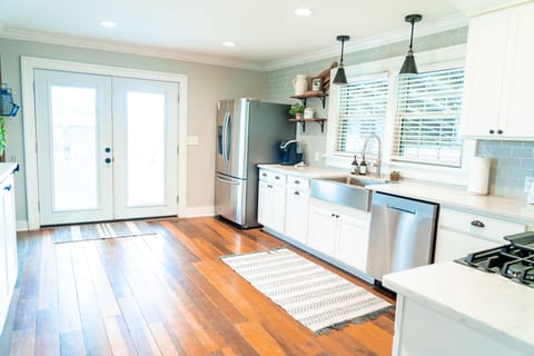 Bright and spacious kitchen.