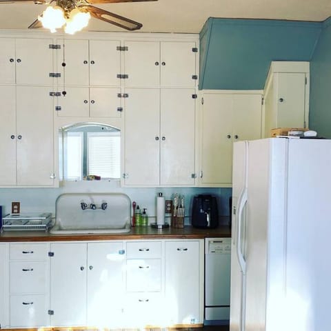 Stocked kitchen with supplies